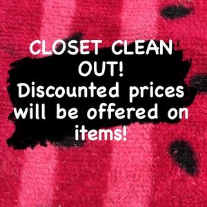 Welcome to my closet! Shoppers who ❤️ any item, will receive a discount offer!